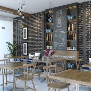 طراحی کافه پاییز ولی عصر