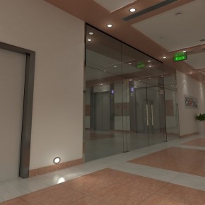 طراحی لابی و کریدور اداری