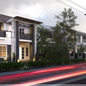 طراحی نما ویلا نمک ابرود